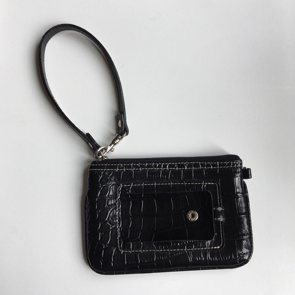 Liz Claiborne Vegan Leather Wristlet - Picture 4 of 6